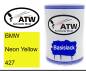 Preview: BMW, Neon Yellow, 427: 500ml Lackdose, von ATW Autoteile West.